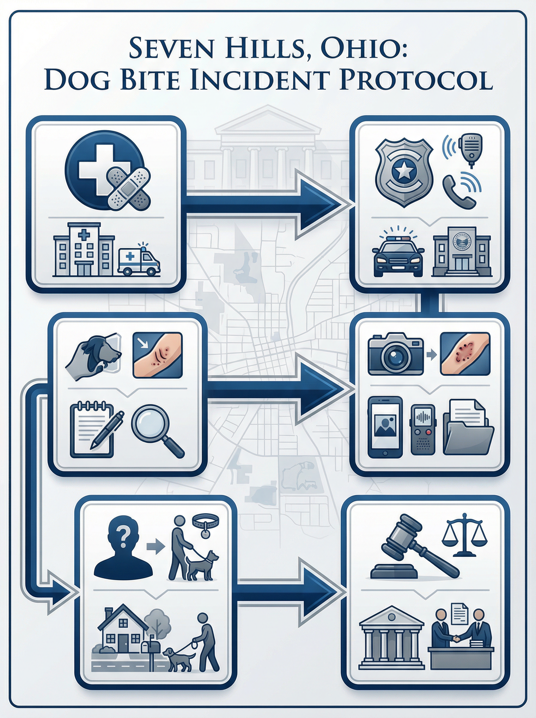 Infographic: Seven Hills Dog Bite Incident Protocol