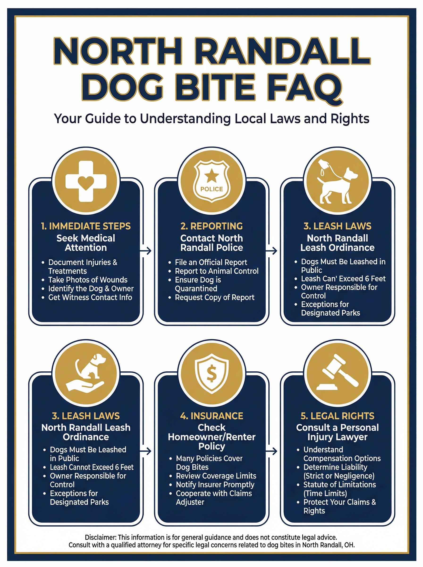Infographic: North Randall Dog Bite FAQ
