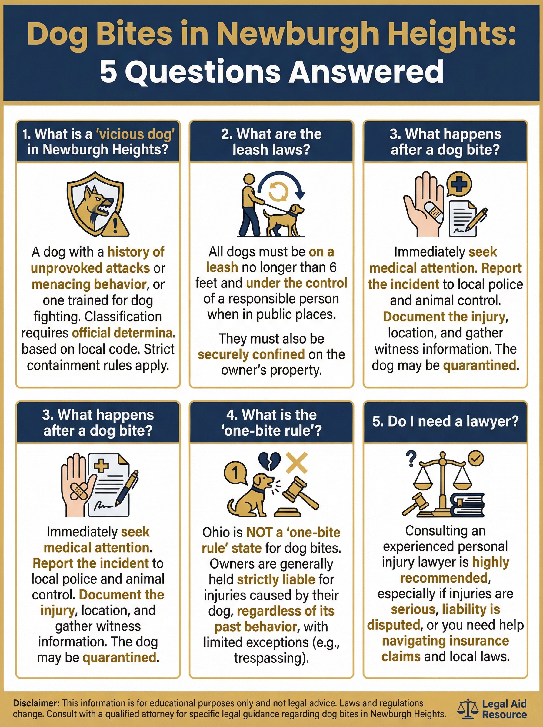 Steps to take after a dog bite infographic